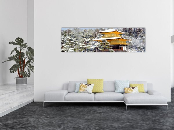 Obraz - Kinkakudži, Japonsko (170x50 cm)
