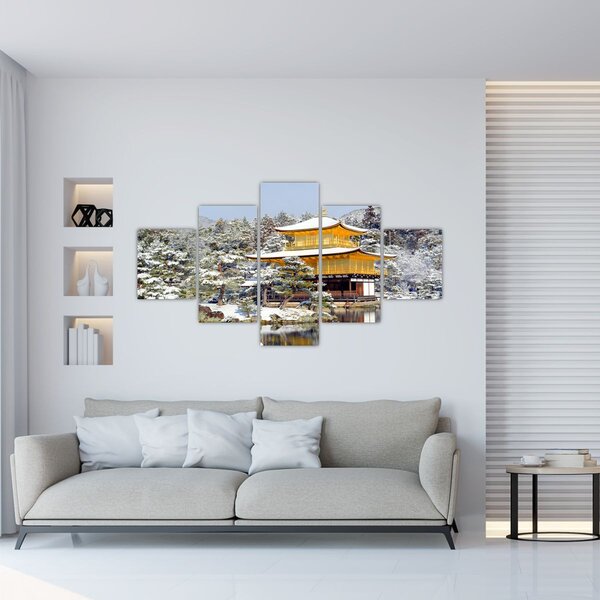 Obraz - Kinkakudži, Japonsko (125x70 cm)