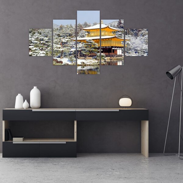 Obraz - Kinkakudži, Japonsko (125x70 cm)