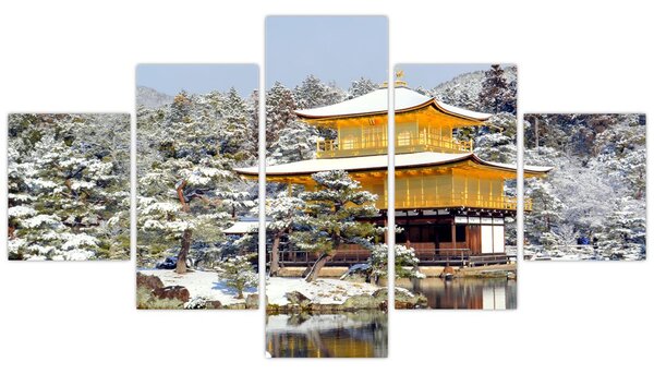 Obraz - Kinkakudži, Japonsko (125x70 cm)