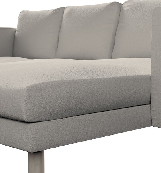 Potah na pohovku IKEA Norsborg 3-místná se šezlongem barva béžová látka pletený vzor