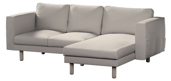 Potah na pohovku IKEA Norsborg 3-místná se šezlongem barva béžová látka pletený vzor