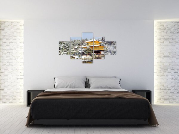 Obraz - Kinkakudži, Japonsko (125x70 cm)