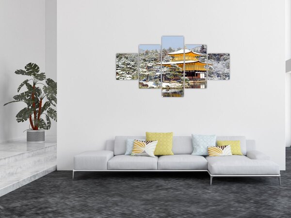 Obraz - Kinkakudži, Japonsko (125x70 cm)