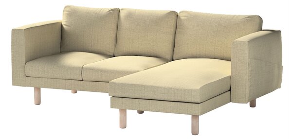 Potah na pohovku IKEA Norsborg 3-místná se šezlongem barva béžová látka pletený vzor