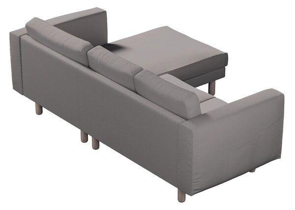 Potah na pohovku IKEA Norsborg 3-místná se šezlongem barva béžová látka pletený vzor