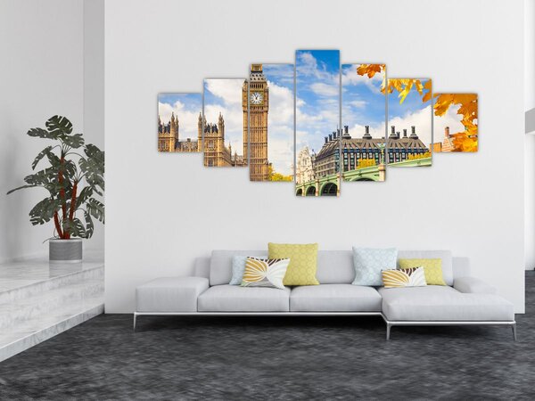 Obraz - Big Ben, Londýn (210x100 cm)