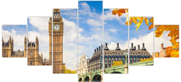 Obraz - Big Ben, Londýn (210x100 cm)
