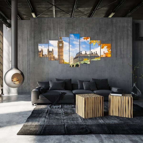 Obraz - Big Ben, Londýn (210x100 cm)