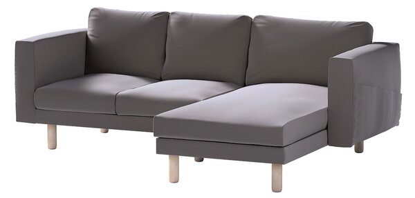 Potah na pohovku IKEA Norsborg 3-místná se šezlongem barva hnědá látka sametová
