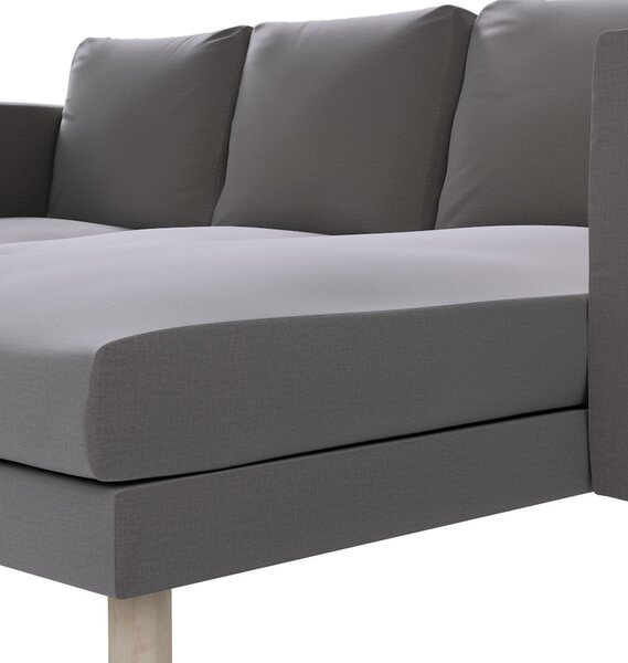 Potah na pohovku IKEA Norsborg 3-místná se šezlongem barva hnědá látka sametová