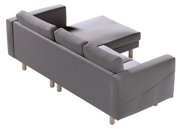 Potah na pohovku IKEA Norsborg 3-místná se šezlongem barva hnědá látka sametová