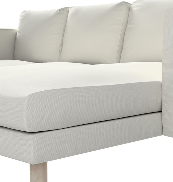 Potah na pohovku IKEA Norsborg 3-místná se šezlongem barva šedá látka pletený vzor