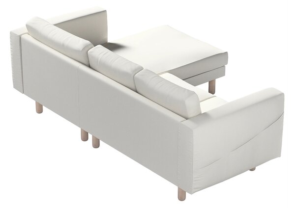 Potah na pohovku IKEA Norsborg 3-místná se šezlongem barva šedá látka pletený vzor