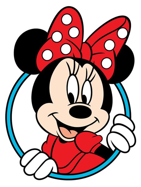 Živá Zeď Dřevěné vybarvovací postavičky Mickey a Minnie