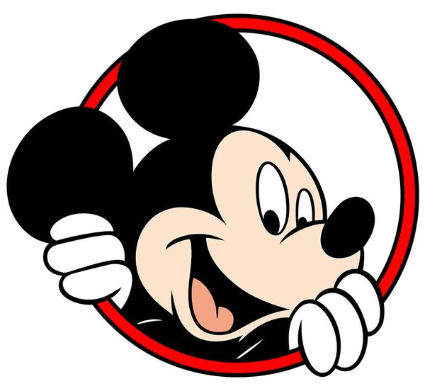 Živá Zeď Dřevěné vybarvovací postavičky Mickey a Minnie