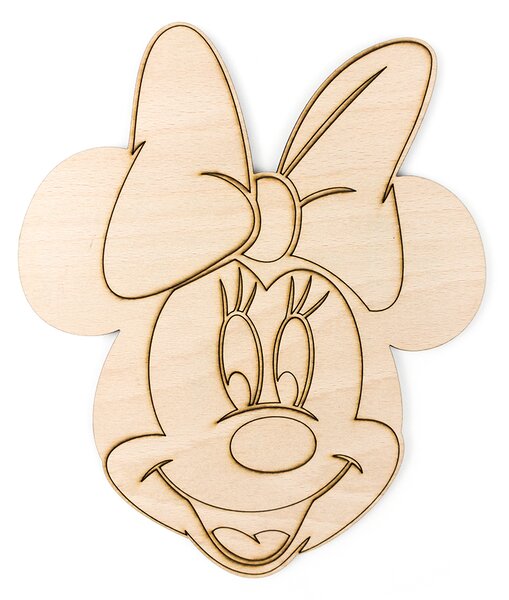 Živá Zeď Dřevěné vybarvovací postavičky Mickey a Minnie