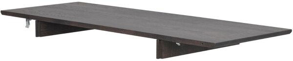 Tmavě hnědý dubový rozkládací jídelní stůl ROWICO FILIPPA 120/165 x 120 cm