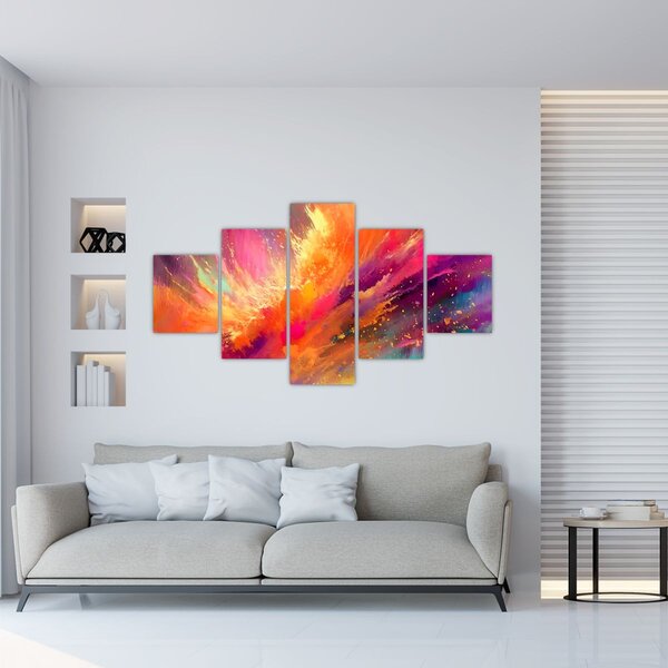 Obraz - Dynamická abstrakce (125x70 cm)