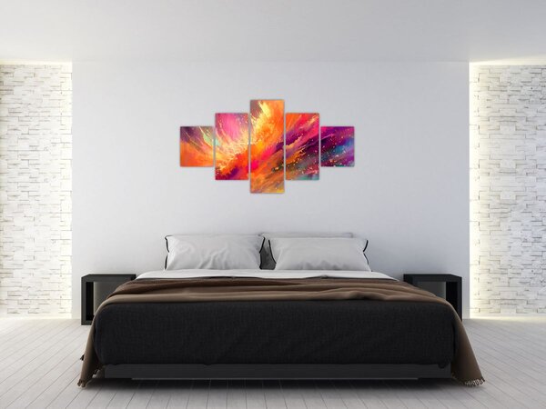 Obraz - Dynamická abstrakce (125x70 cm)