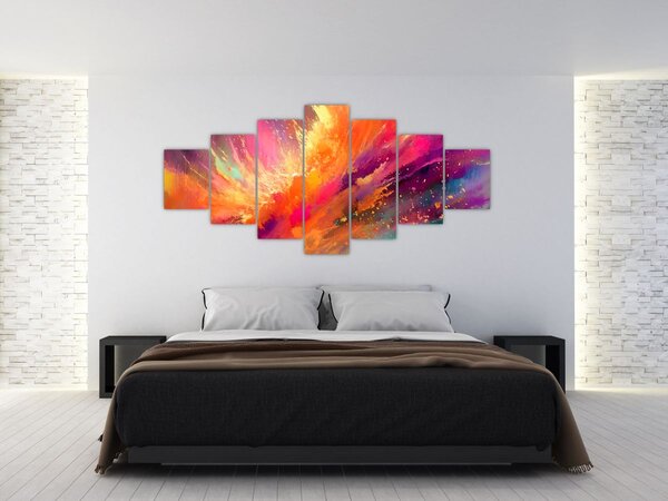 Obraz - Dynamická abstrakce (210x100 cm)