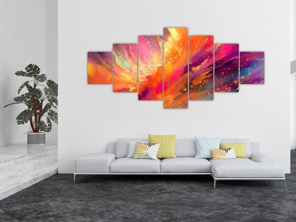 Obraz - Dynamická abstrakce (210x100 cm)