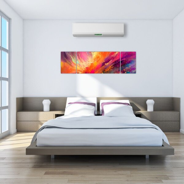 Obraz - Dynamická abstrakce (170x50 cm)
