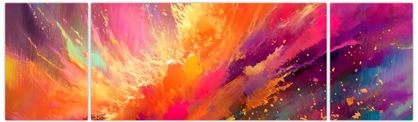 Obraz - Dynamická abstrakce (170x50 cm)