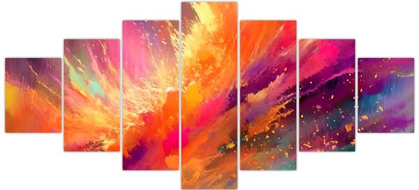 Obraz - Dynamická abstrakce (210x100 cm)