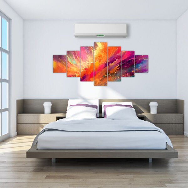 Obraz - Dynamická abstrakce (210x100 cm)