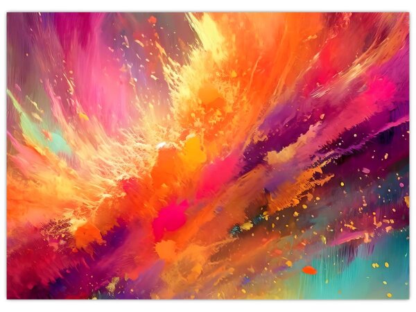 Obraz - Dynamická abstrakce (70x50 cm)