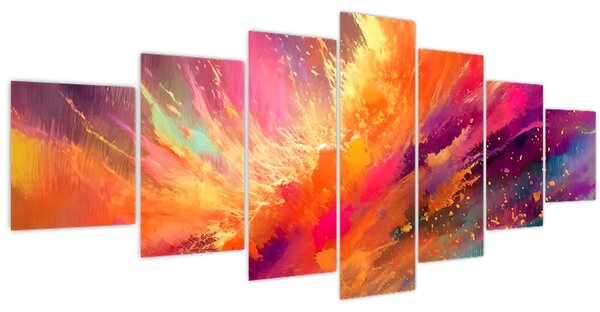 Obraz - Dynamická abstrakce (210x100 cm)
