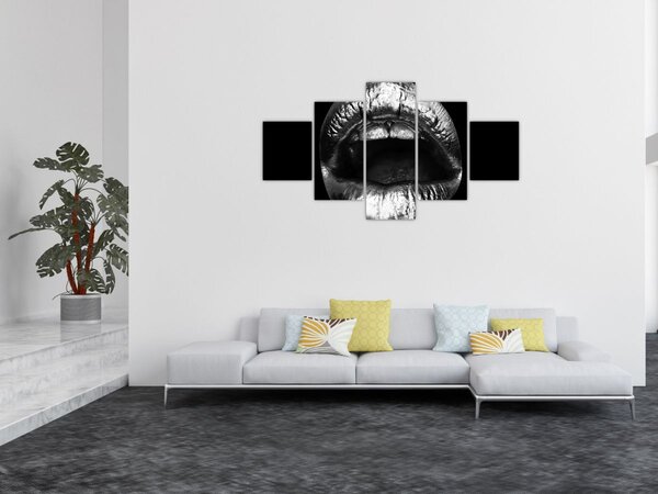Obraz - Lesklé rty (125x70 cm)