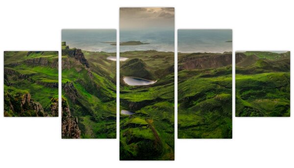 Obraz - Quiraing, Skotsko (125x70 cm)