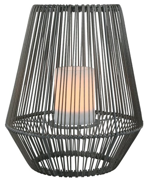 Venkovní stolní lampa MINEROS šedá