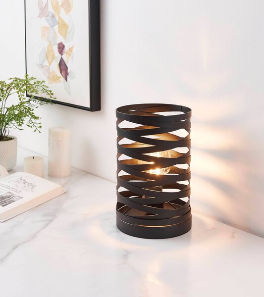 Stolní lampa CREMELLA 4 černý kov