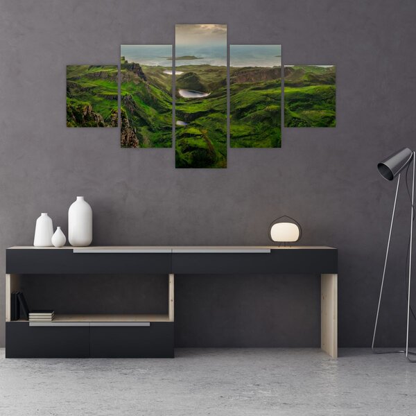 Obraz - Quiraing, Skotsko (125x70 cm)