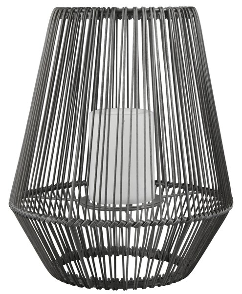 Venkovní stolní lampa MINEROS šedá