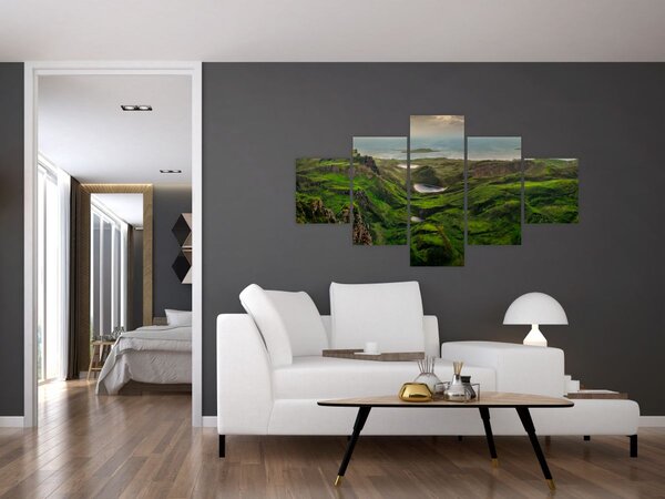 Obraz - Quiraing, Skotsko (125x70 cm)