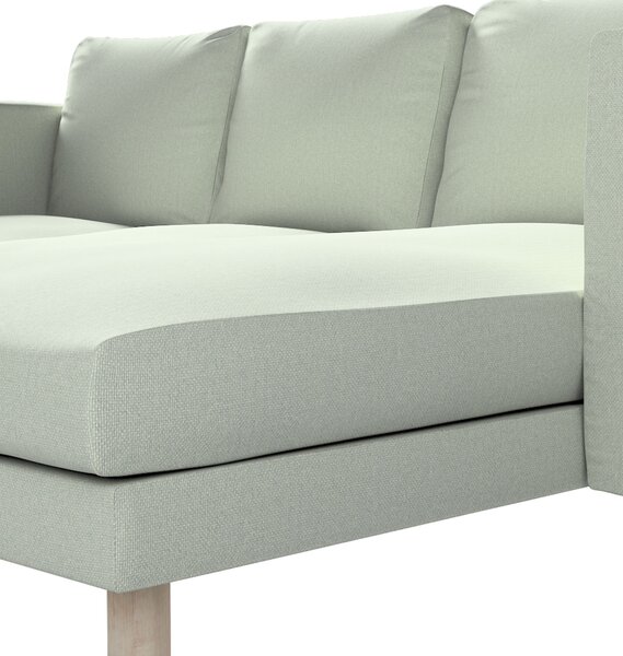 Potah na pohovku IKEA Norsborg 3-místná se šezlongem barva modrá látka pletený vzor