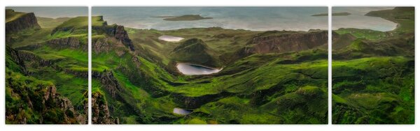 Obraz - Quiraing, Skotsko (170x50 cm)