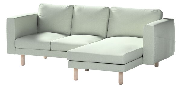 Potah na pohovku IKEA Norsborg 3-místná se šezlongem barva modrá látka pletený vzor