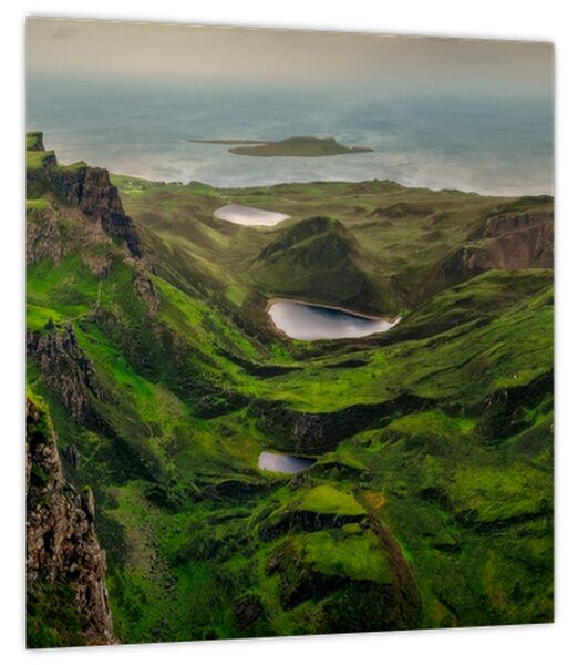 Obraz - Quiraing, Skotsko (30x30 cm)