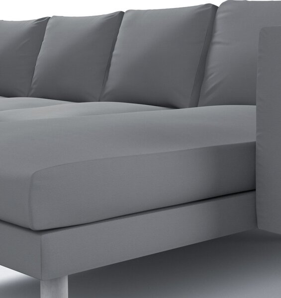 Potah na pohovku IKEA Norsborg 4-místná se šezlongem barva šedá