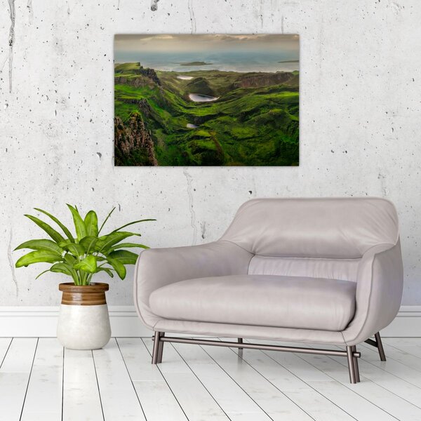 Obraz - Quiraing, Skotsko (70x50 cm)