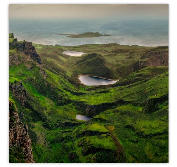 Obraz - Quiraing, Skotsko (30x30 cm)