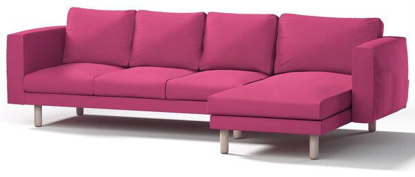 Potah na pohovku IKEA Norsborg 4-místná se šezlongem barva růžová látka pletený vzor
