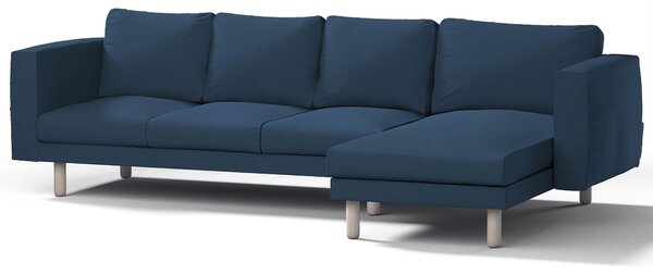 Potah na pohovku IKEA Norsborg 4-místná se šezlongem barva tmavě modrá