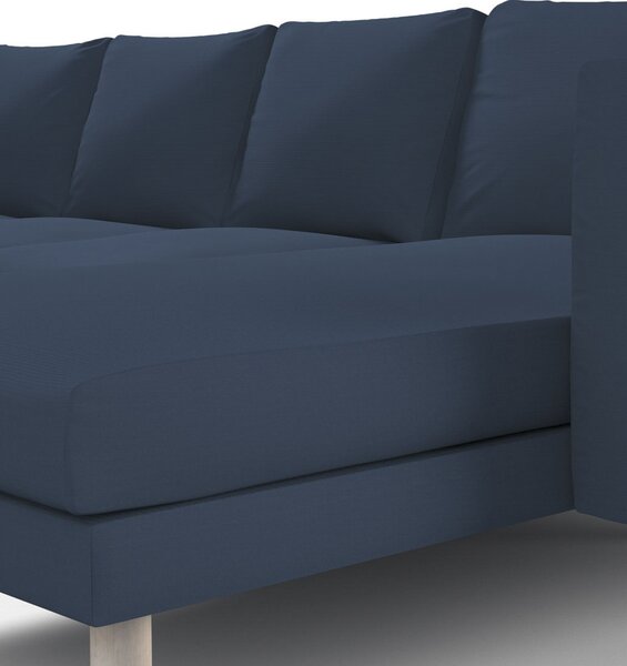 Potah na pohovku IKEA Norsborg 4-místná se šezlongem barva tmavě modrá