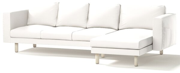 Potah na pohovku IKEA Norsborg 4-místná se šezlongem barva bílá